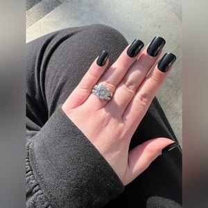 Jeulia Skull Engagement Ring